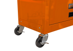 High Capacity Rolling Tool Chest with Wheels and Drawers, 8-Drawer Tool Storage Cabinet--ORANGE