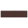 Garden Shed Dark Brown 75.6"x336.6"x87.8" Galvanized Steel