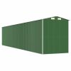 Garden Shed Green 75.6"x402"x87.8" Galvanized Steel