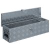 Aluminum Box 31.7"x8.7"x8.7" Silver
