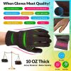 Pack of 600 Women's Brown Jersey Gloves 9.5" Washable Cotton Work Gloves 10 Oz with Elastic Knit Wrist. Cotton Polyester Reusable Gloves. Comfortable