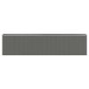 Garden Shed Light Gray 75.6"x336.6"x87.8" Galvanized Steel
