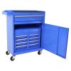 5-Drawer Rolling Tool Chest, High Capacity Tool Storage Cabinet W/Lockable Wheels, Adjustable Shelf & Anti-Slip Liner, Detachable Tool Box Organizer,