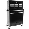 8-Drawer Rolling Tool Chest with Wheels, Large Tool Cabinet with Drawers, Mobile Steel Tool Storage Organizer with Lock&Liner for Warehouse, Workshop,