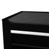 8-Drawer Rolling Tool Chest with Wheels, Large Tool Cabinet with Drawers, Mobile Steel Tool Storage Organizer with Lock&Liner for Warehouse, Workshop,