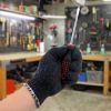 String Knit Gloves Gray 10''; Cotton Gloves for Men and Women. Pack of 480 Washable Polyester Construction Gloves for Industrial Activities; Cotton Wo