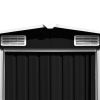 Garden Shed Anthracite 101.2"x389.8"x71.3" Galvanized steel