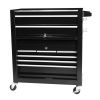 8-Drawer Rolling Tool Chest with Wheels, Large Tool Cabinet with Drawers, Mobile Steel Tool Storage Organizer with Lock&Liner for Warehouse, Workshop,