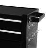 8-Drawer Rolling Tool Chest with Wheels, Large Tool Cabinet with Drawers, Mobile Steel Tool Storage Organizer with Lock&Liner for Warehouse, Workshop,