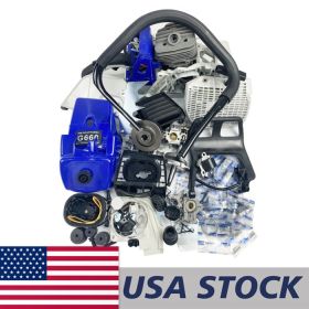 FARMERTEC Complete Repair Parts Engine Motor Crankcase Compatible With Stihl MS660 066 New Blue (model: MS660)