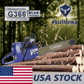 FARMERTEC 59cc Holzfforma¬Æ Blue Thunder G366 Gasoline Chain Saw Power Head Only Without Guide Bar and Saw Chain Parts Are For MS361 Chainsaw (Engine Displacement: 59CC)